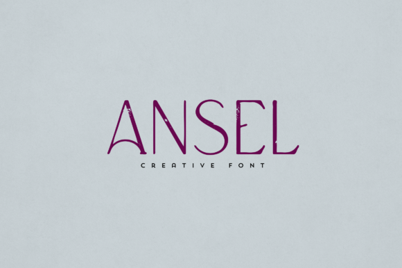 Ansel Font for Editorial Design