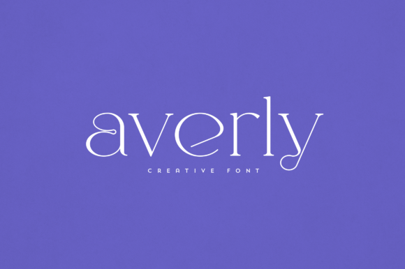 Averly: A Display Font for Elegant Branding