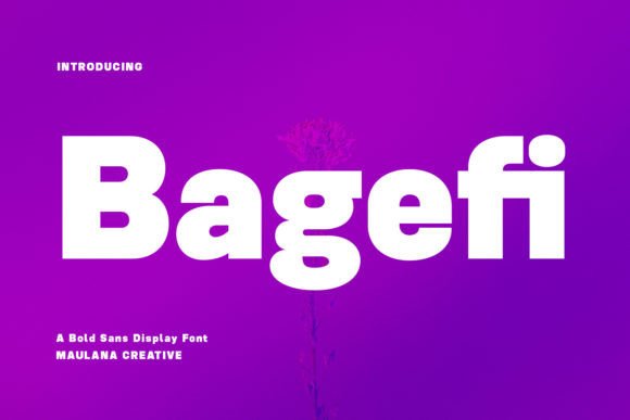 Bagefi: A Modern Display Font for Business