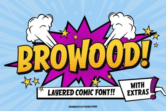 Browood Font for Bold Branding