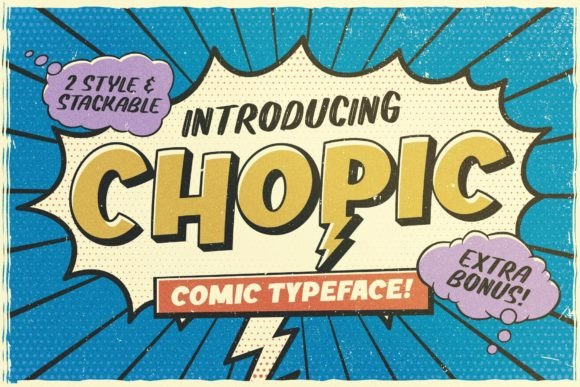 Chopic: Bold Font for Eye-Catching Campaigns