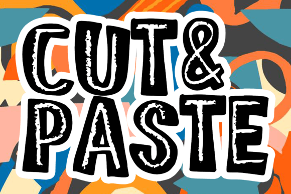 Cut and Paste Font for Web Design