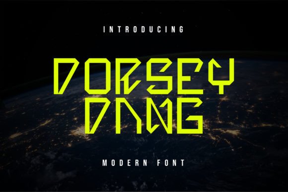 Dorsey Dang Font for Creative Projects