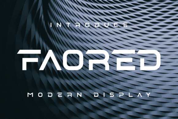 Faored: A Bold Display Font for Creative Makers