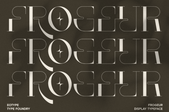 Frogeur Font: Elegant Display Type