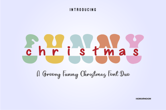 Funny Christmas Duo Font for Web Design