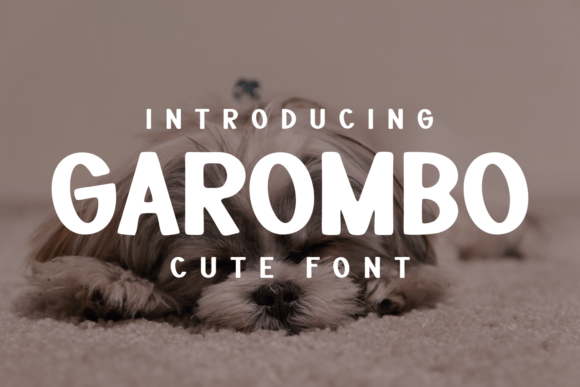 Garombo Font for Web Design