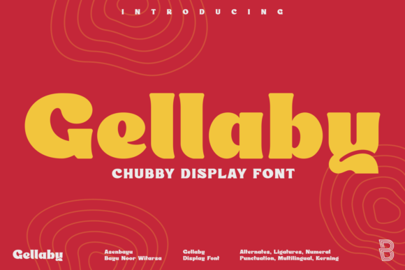 Gellaby Font for Creative Projects