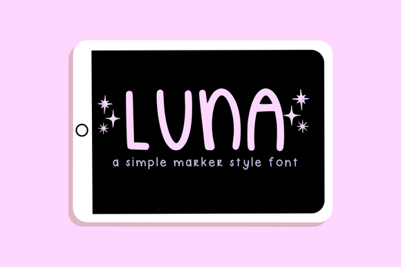 Luna Font for Creative Projects