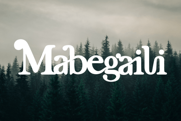 Mabegaili Font for Stylish Design