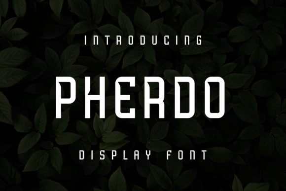 Pherdo: A Bold Display Font for Web Design