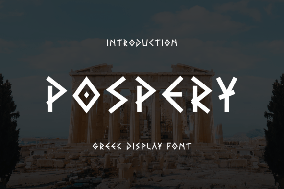 Pospery: A Modern Display Font