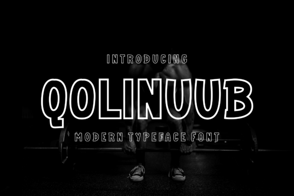 Qolinuub Font for Creative Projects