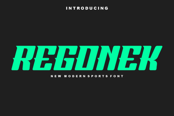 Regonek: A Bold Font for Creative Projects