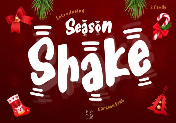 Season Shake Font for Bold Web Design