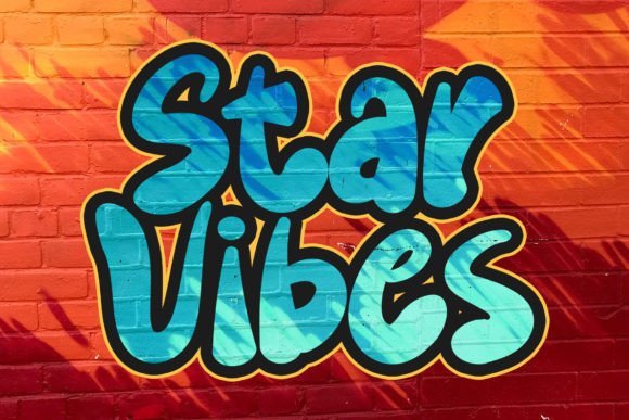 Star Vibes: A Bold Font for Creative Projects