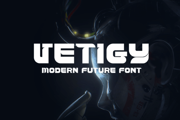 Vetigy: A Bold Display Font for Creative Projects