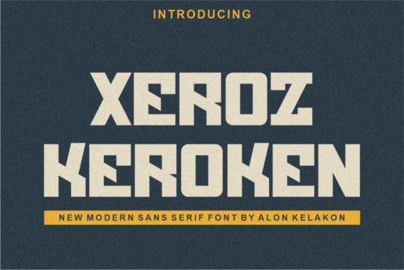 Xeroz Keroken: A Bold Typographic Statement